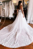 Tulle Strapless A-line Sweetheart Princess Wedding Dresses, Bridal Gown, SW675 | bohemian wedding dress | cheap lace wedding dress | wedding dress stores | simidress.com