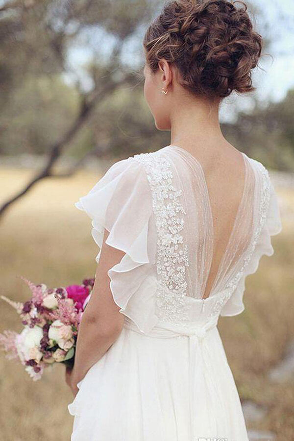 vintage wedding dresses with cap sleeves