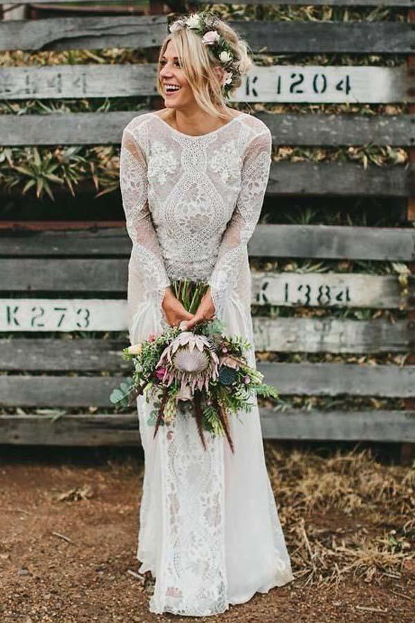 Inexpensive vintage wedding on sale dresses