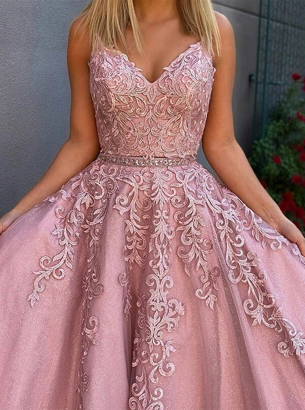 Stardust Gown- Pink Multi | Sparkly prom dresses, Pretty prom dresses, Pink  sparkly prom dress