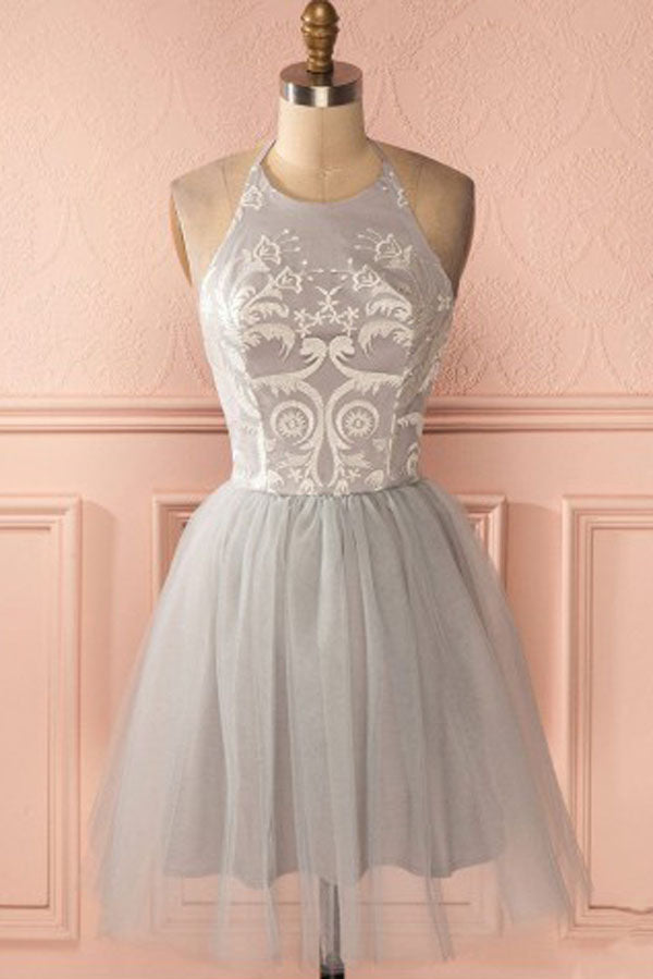 Silver short prom clearance dresses