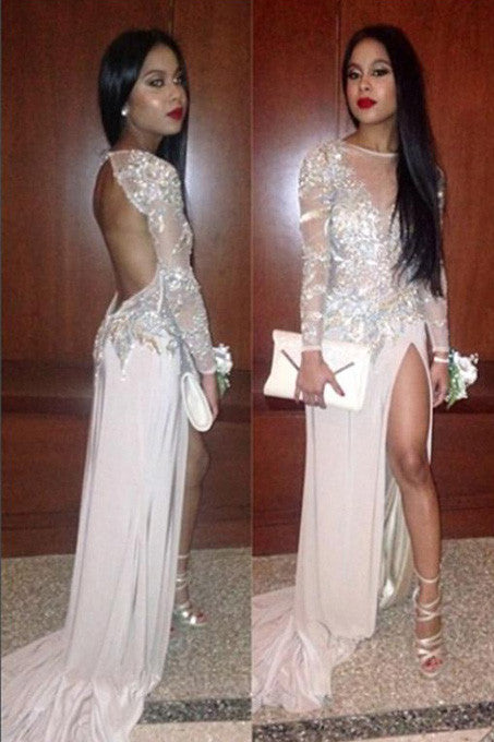 Fitted Backless Prom Dresses