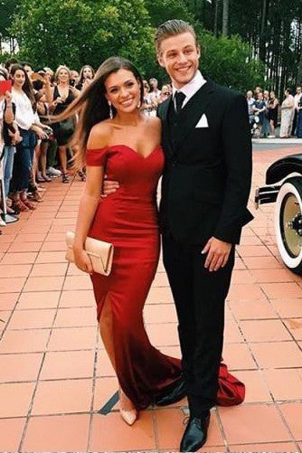 Red Prom Dress and Date